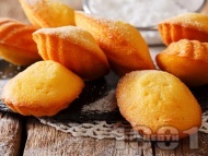 Домашни френски сладки Мадлен (кескчета или сладкиши във формата на мида)